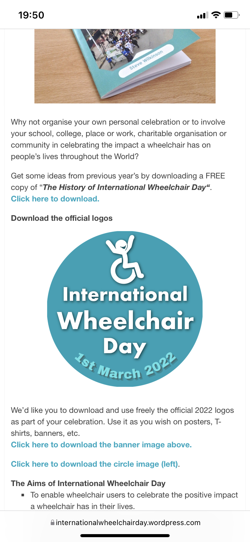 International Wheelchair Day