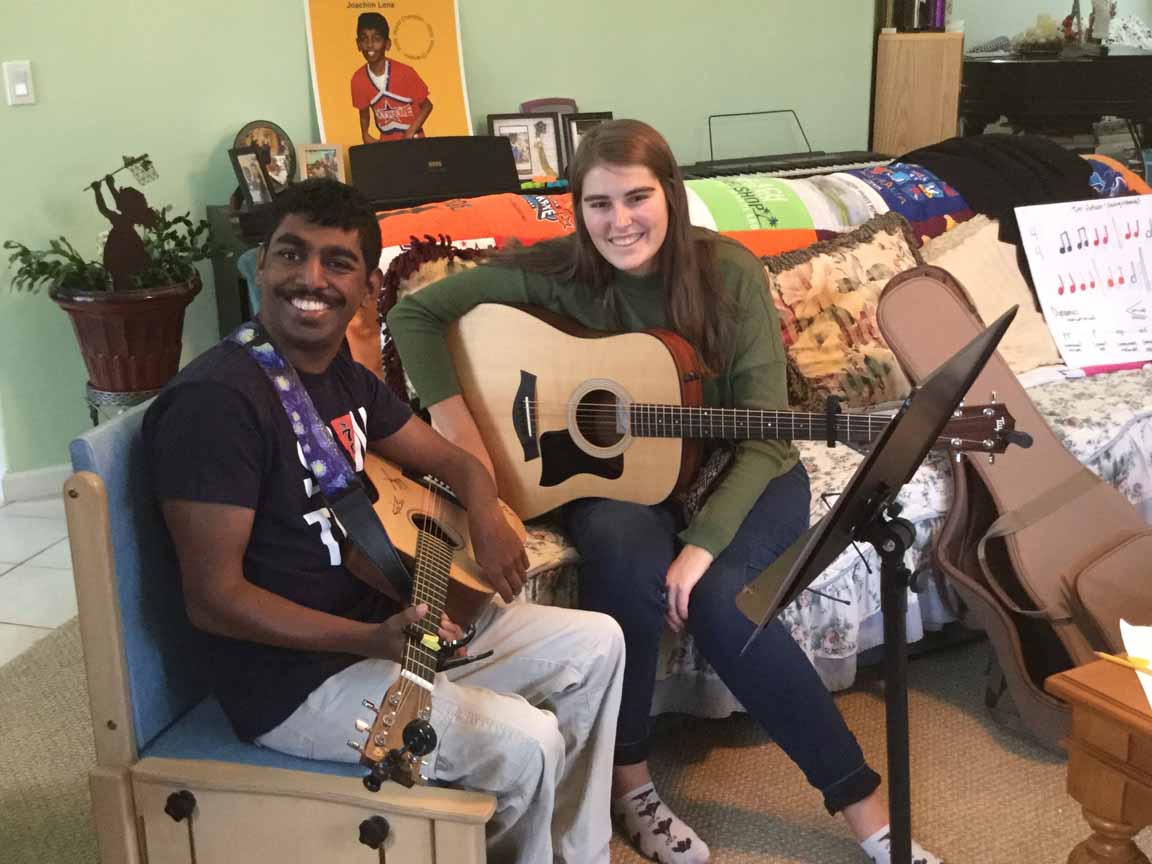 Guitar and piano lessons with Katherin