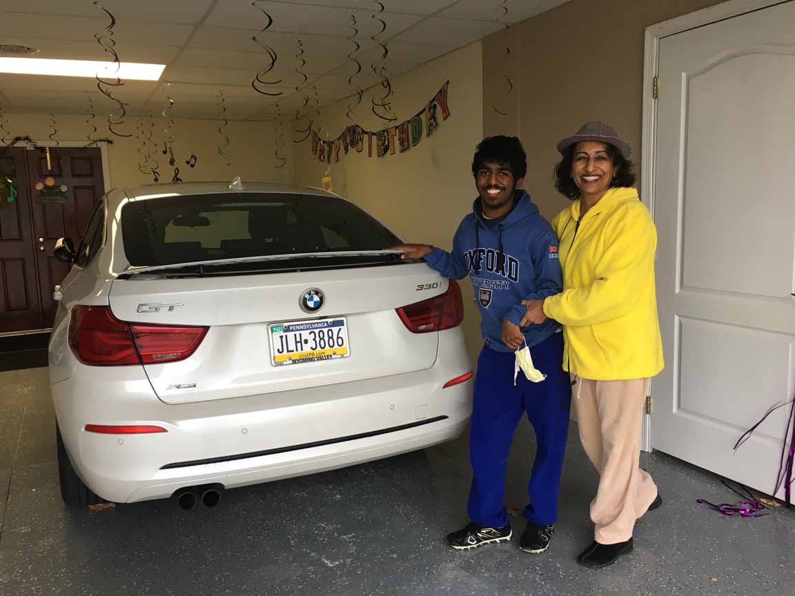 My mom had a BMW that was white