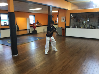 More Karate Moves - Pose 1