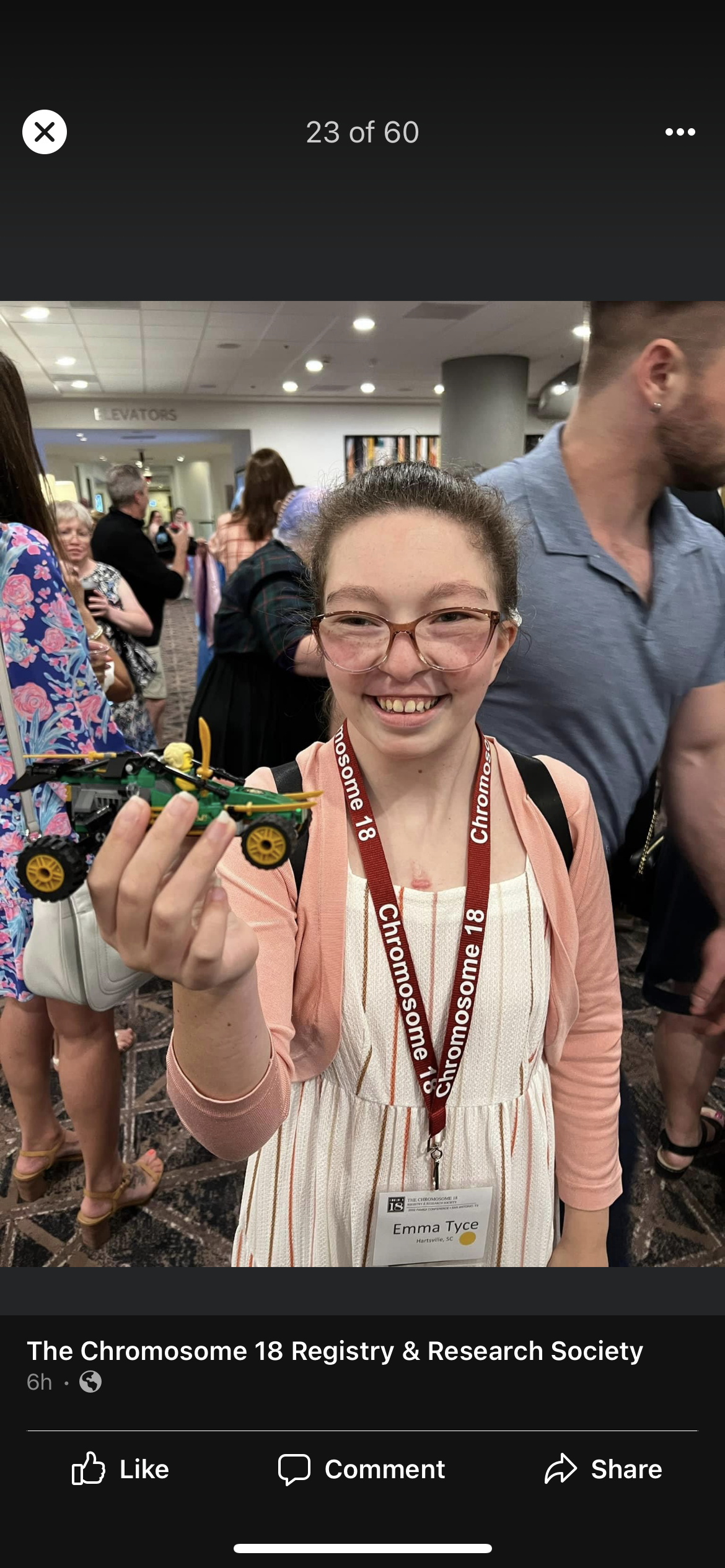 Scenes from the Chromosome 18 27th Annual Family Conference & Self-Advocates at Rain Forest Cafe!