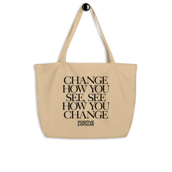 Large organic tote bag