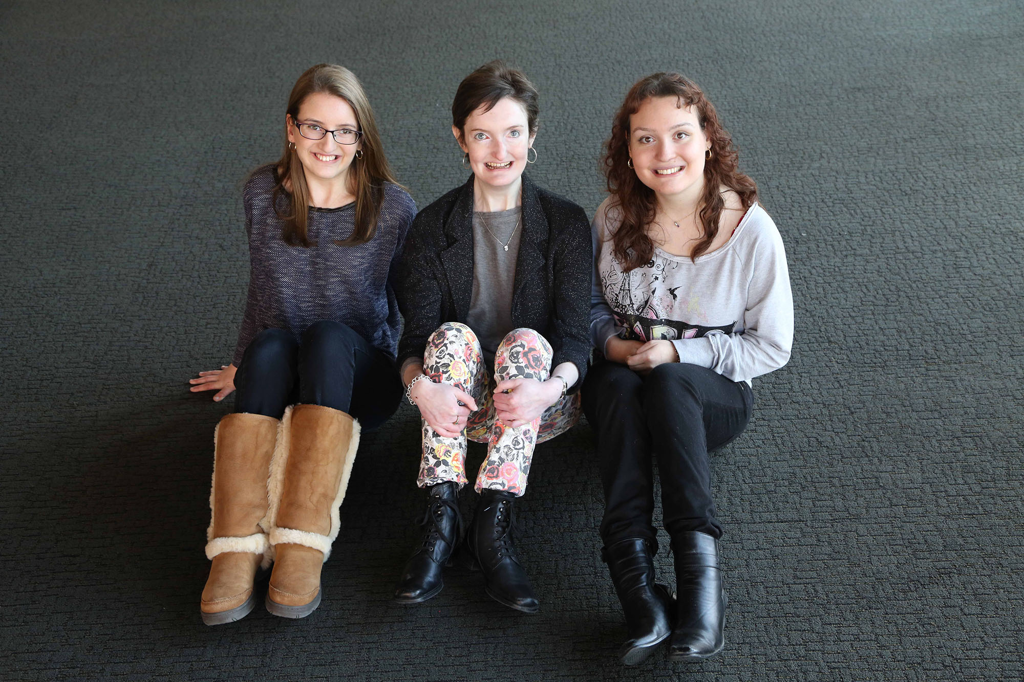 Group of 3 friends all with Familial Dysautonomia