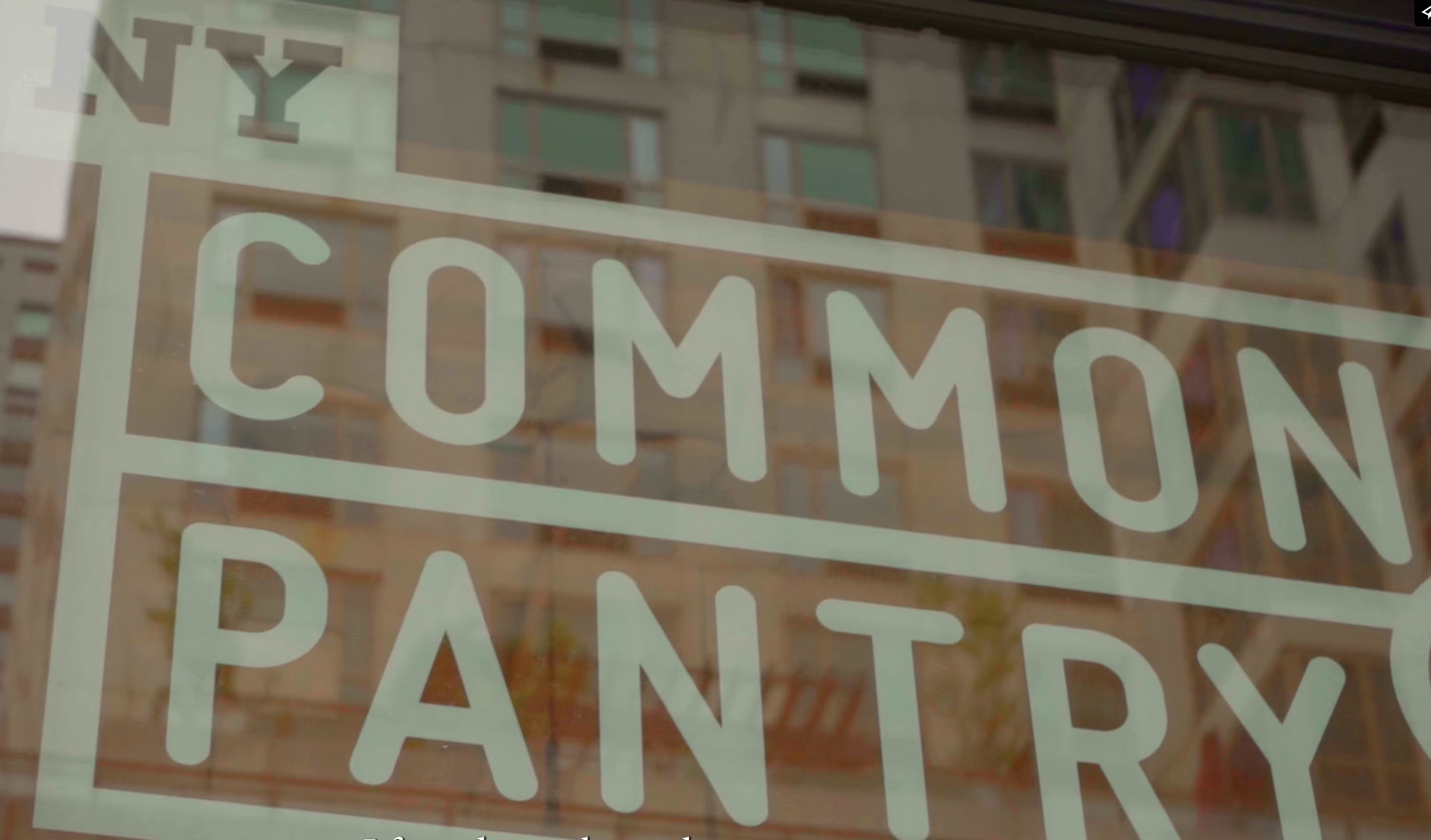 NY Common Pantry Sign