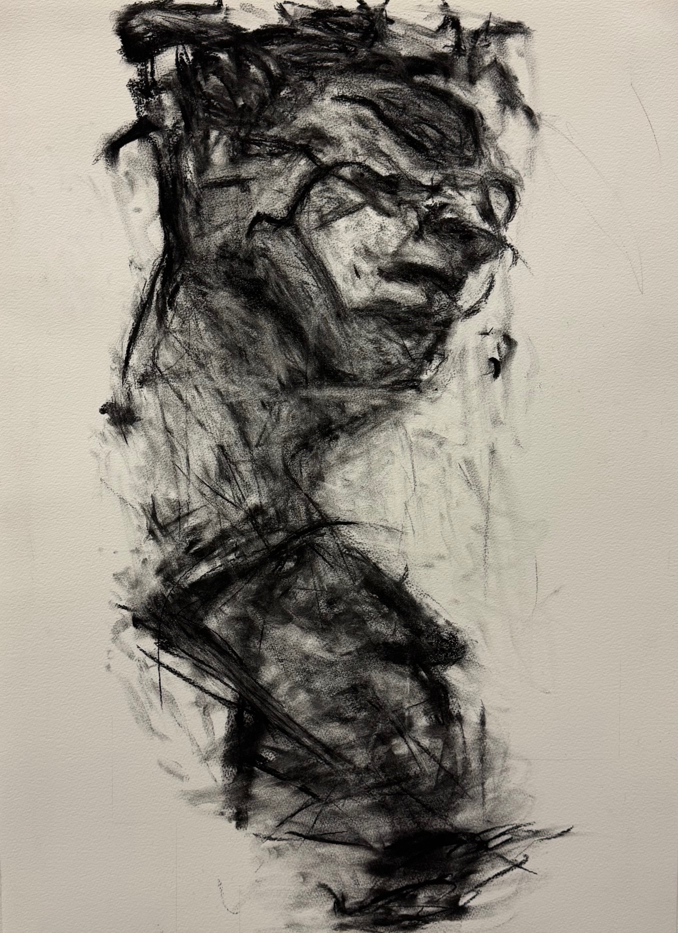 An abstract portrait in oils.