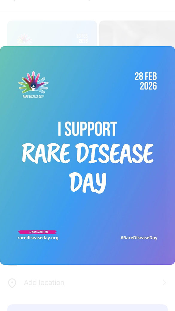 I support Rare Disease Day