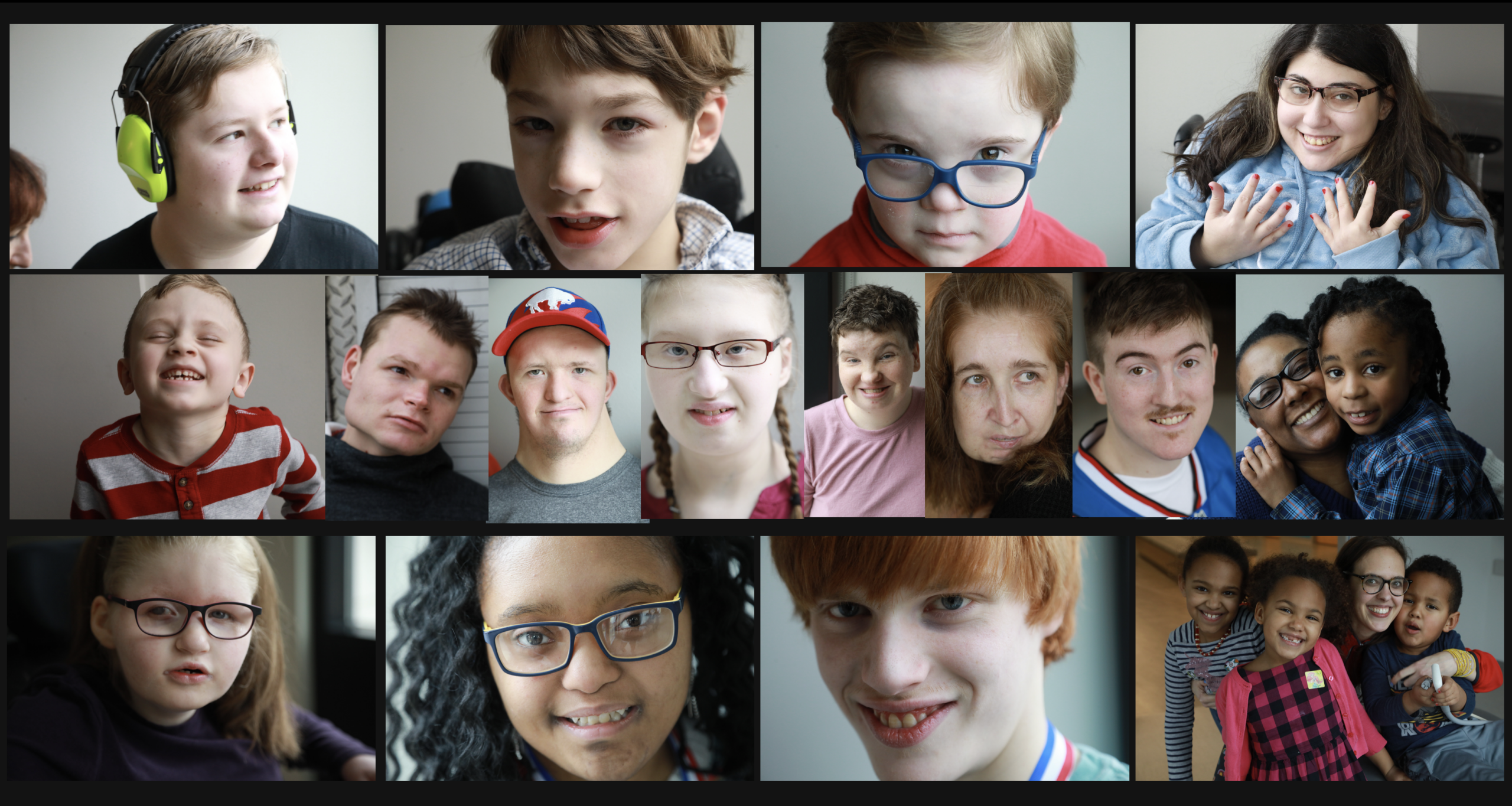 A collage of portraits of people posing and looking AMAZING!!